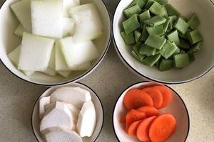 芸豆烧冬瓜的制作.