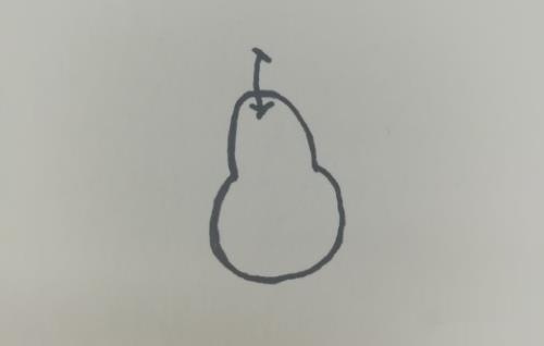 简笔画的鸭梨怎么画