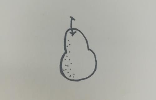 简笔画的鸭梨怎么画