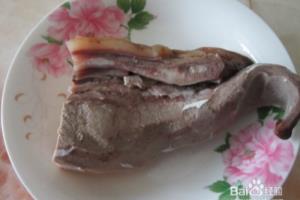 牛头肉怎么炒.