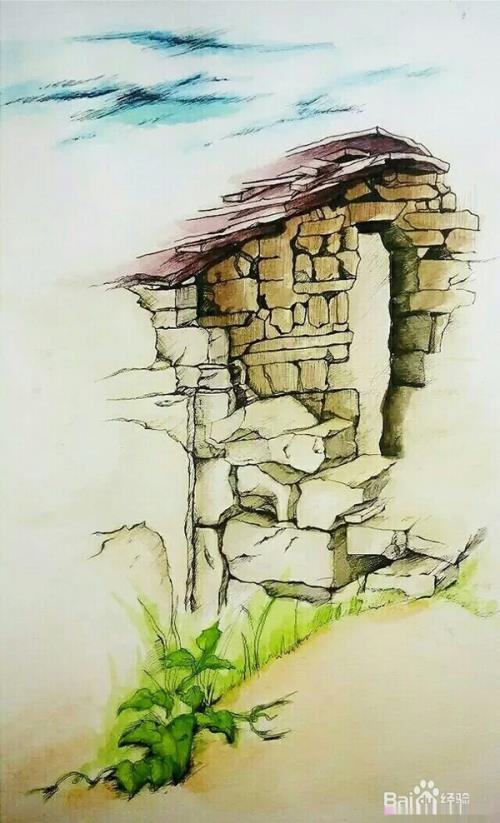 如何画好风景写生之太行山风景速写