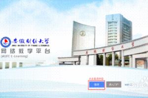 安徽财经大学网络教学平台选课指南.