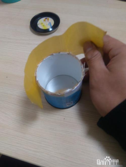 #环保达人#废弃花茶筒变身烟灰缸