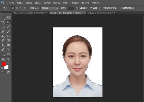 如何给证件照添加背景色