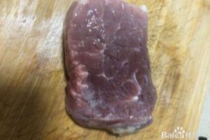 怎么用淀粉煎肉.