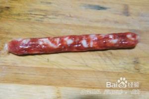 香肠炒甜豆的做法.