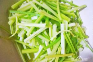 千张肉丝的做法.