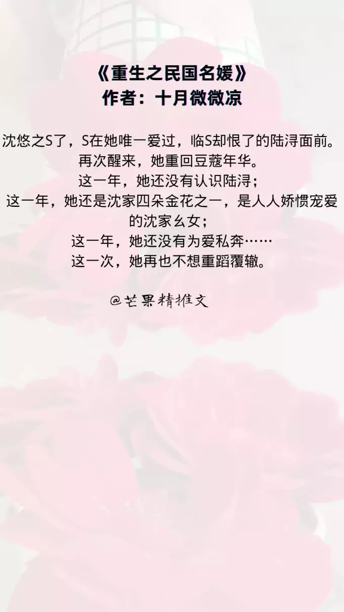 重生之民国名媛好看吗(5)