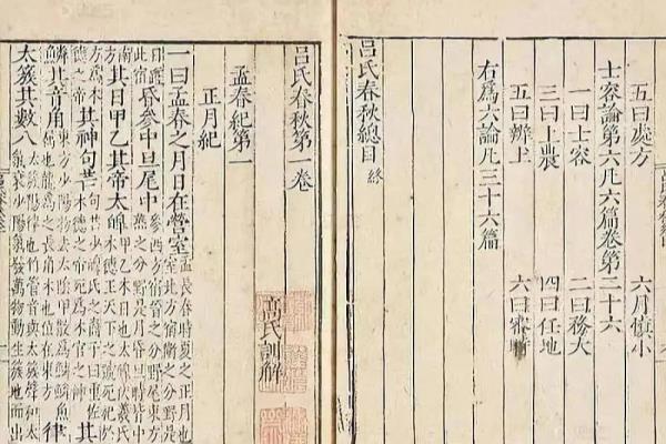 一字千金的典故与吕氏春秋有关对吗.