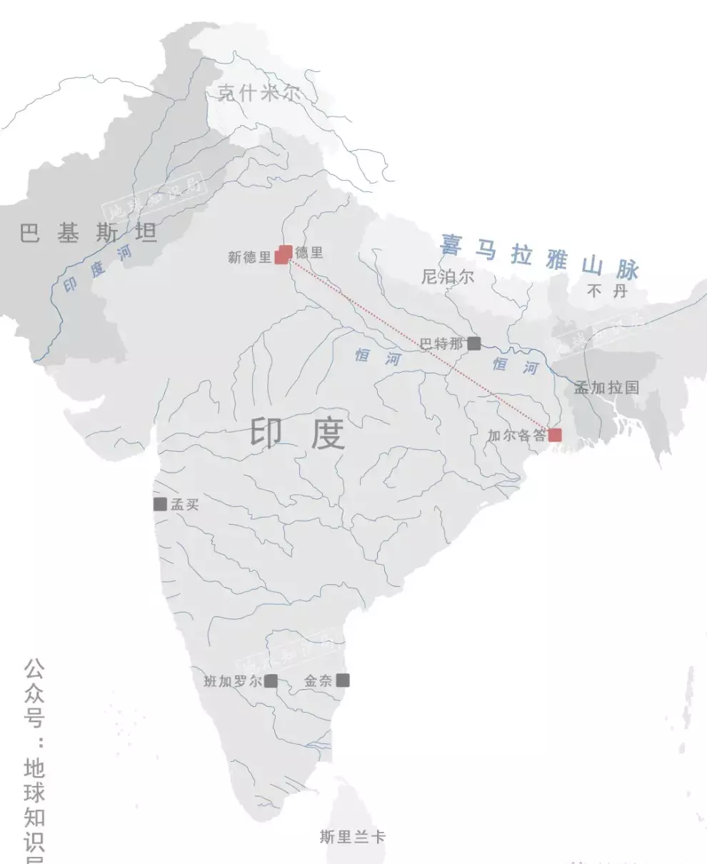 1963年印度迁都新德里的原因(1)