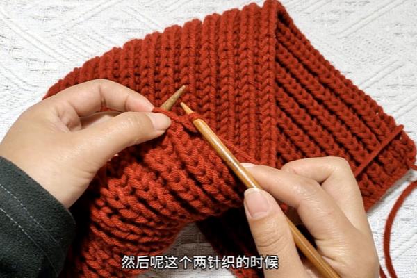 最简单的围巾织法平针怎么收尾.