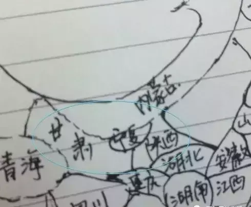 怎样画中国地图最简单 方法(10)