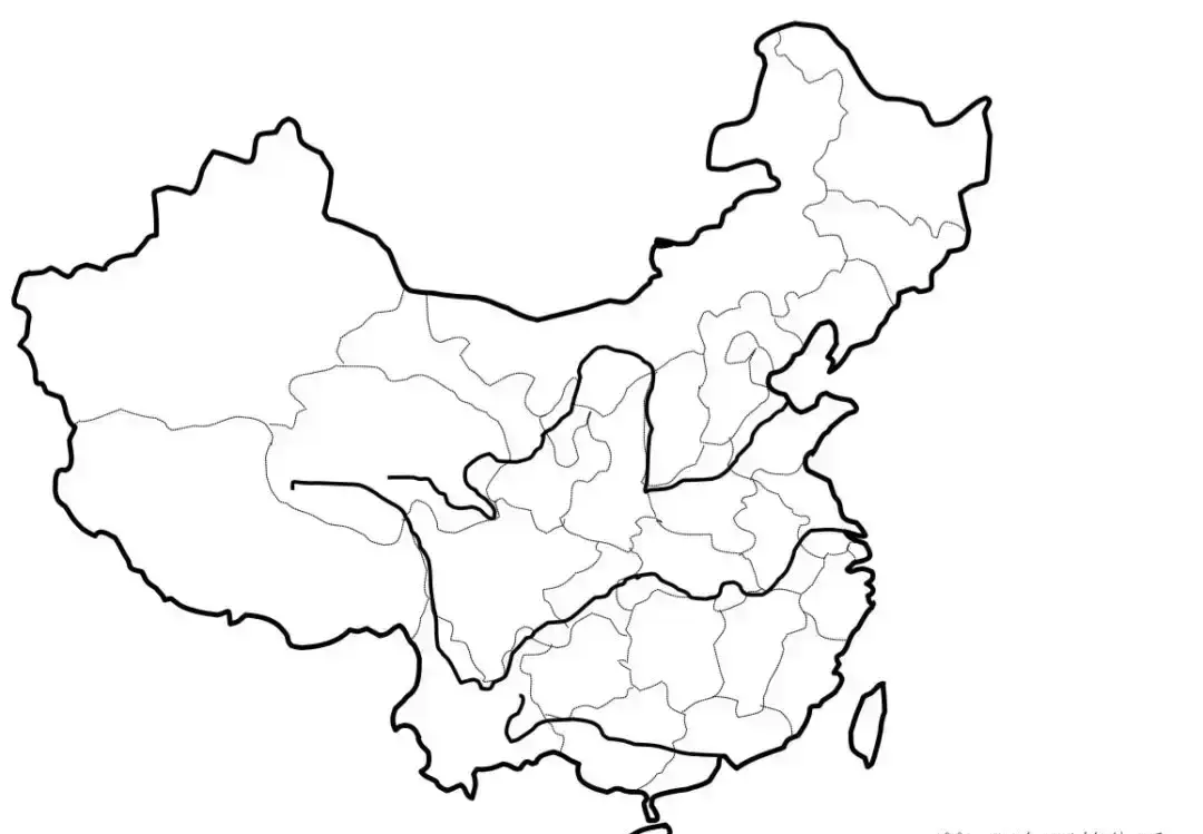 怎样画中国地图最简单 方法(12)
