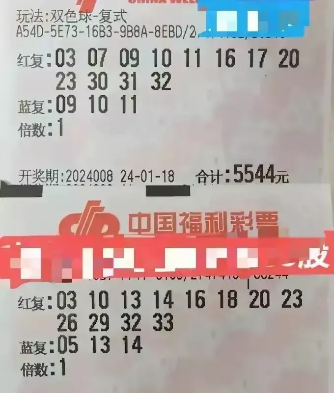 双色球今天全部晒票(15)