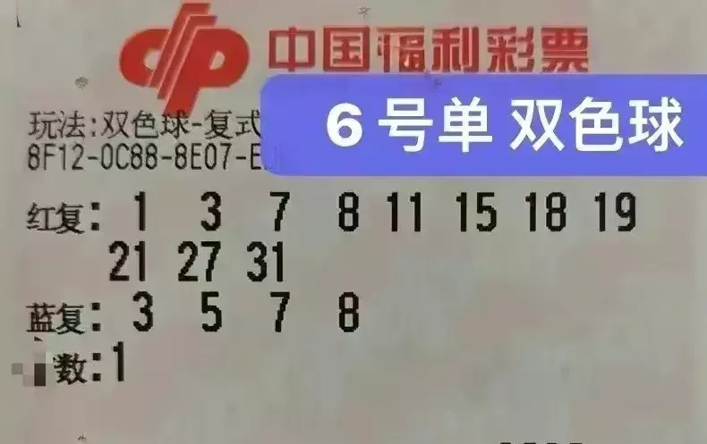 双色球今天全部晒票(20)