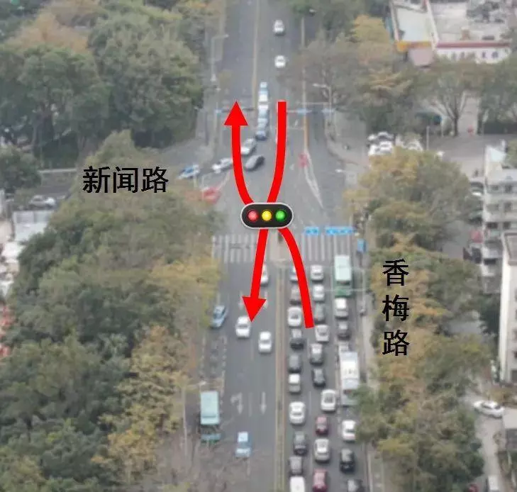 香梅路车道反转逆行会拍吗(8)