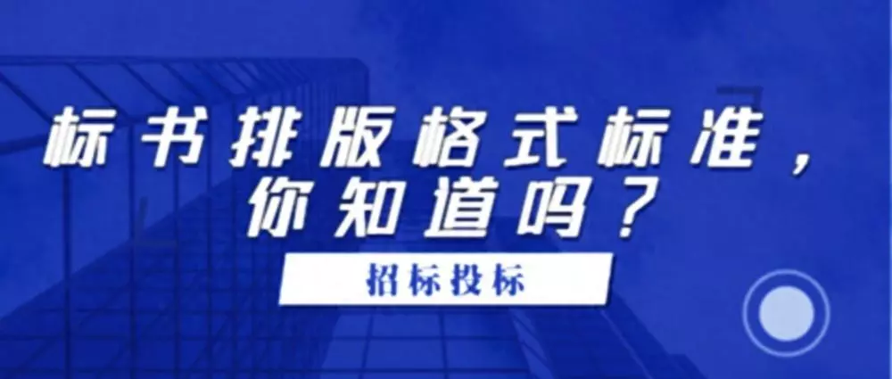 标书格式要求及字体大小(1)