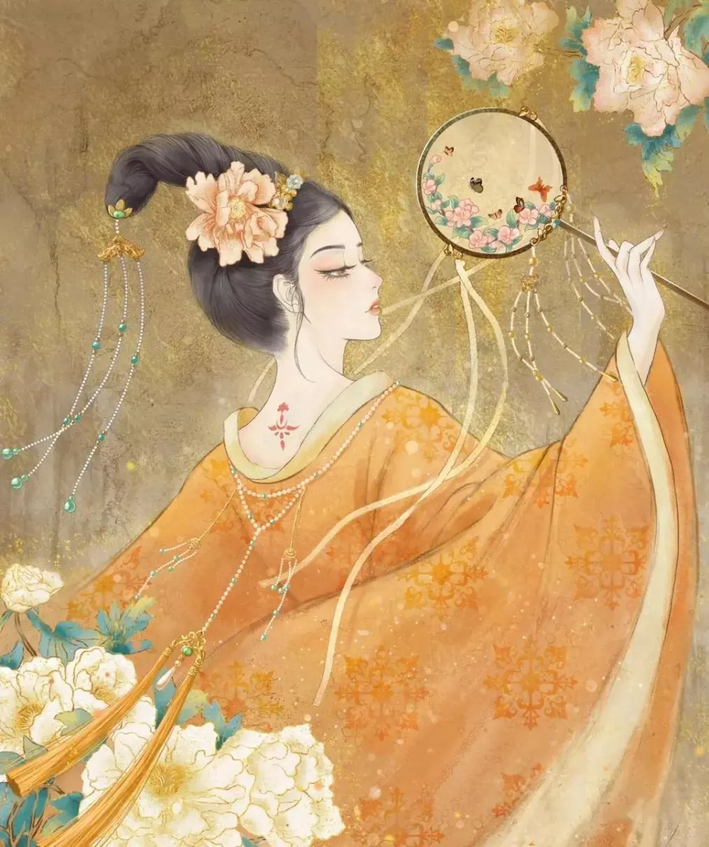 形容牡丹的诗句华等快锦满庭香,下句是啥(5)