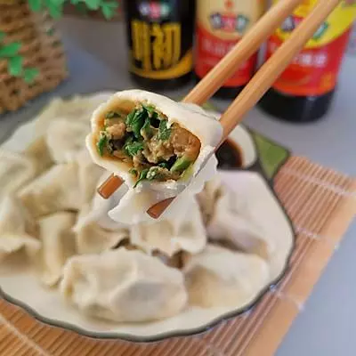 羊肉韭菜馅饺子怎么调馅好吃窍门(17)