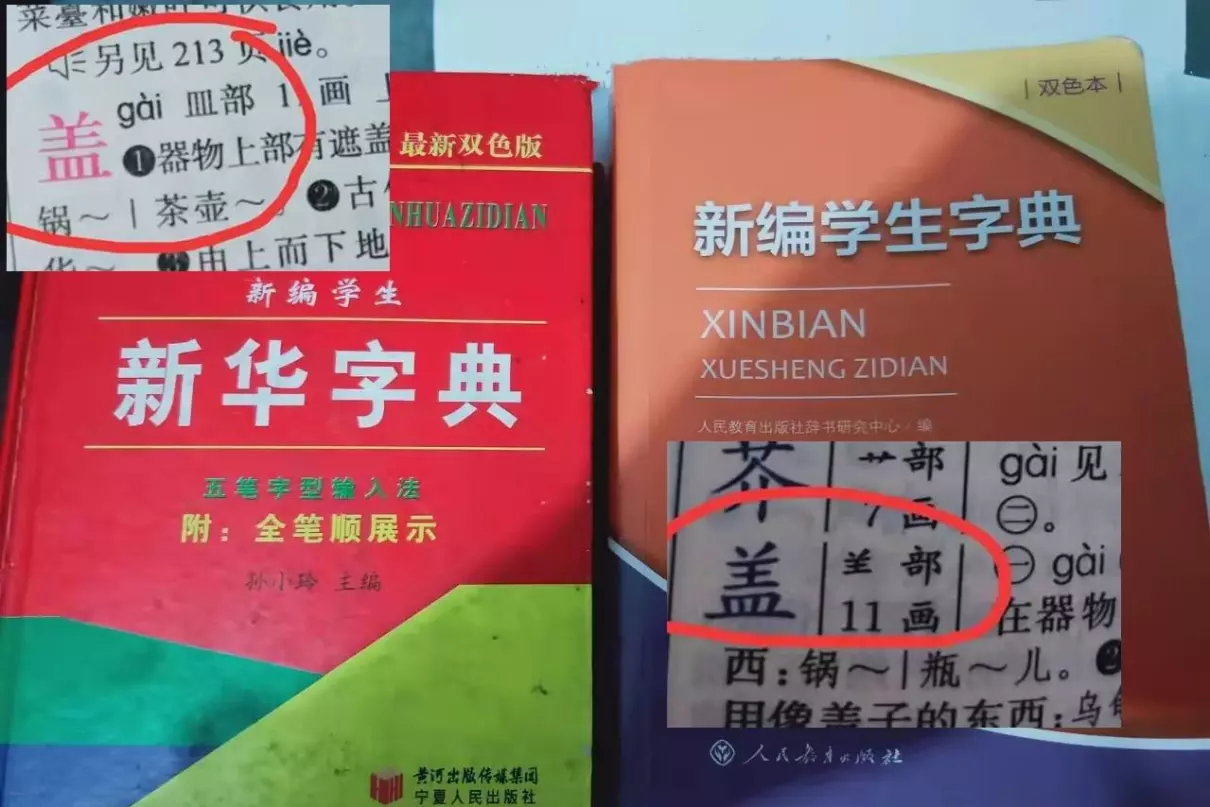 盖的部首是羊字头还是皿字底(2)