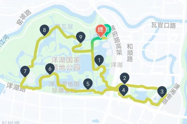 长沙西湖公园一圈有多少公里.