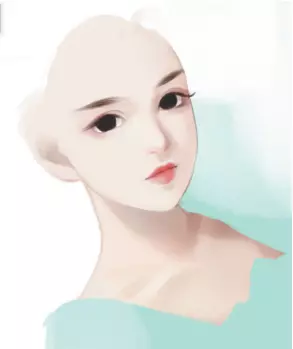 古代人物绘画脸的画法(14)