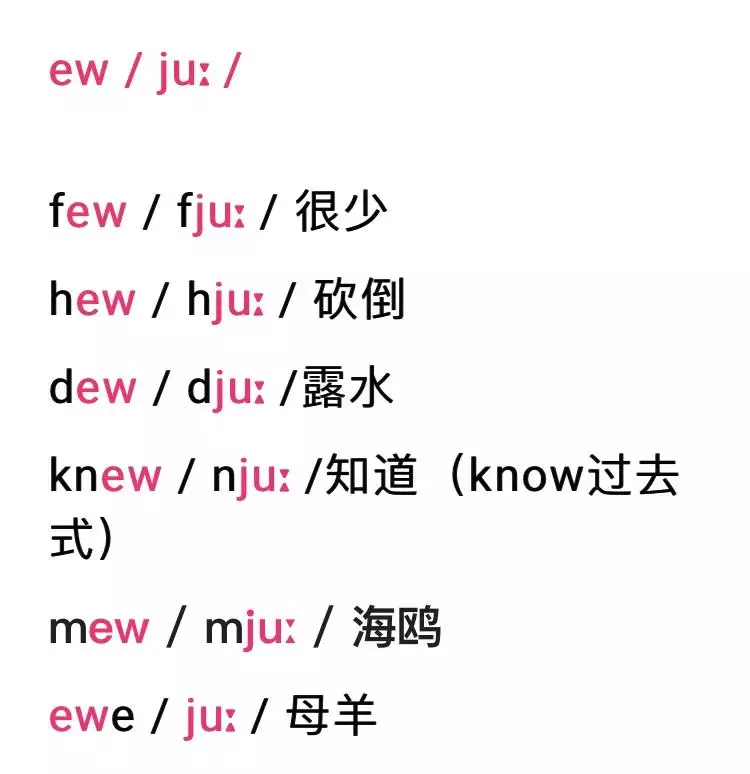新的单词怎么写怎么读(1)