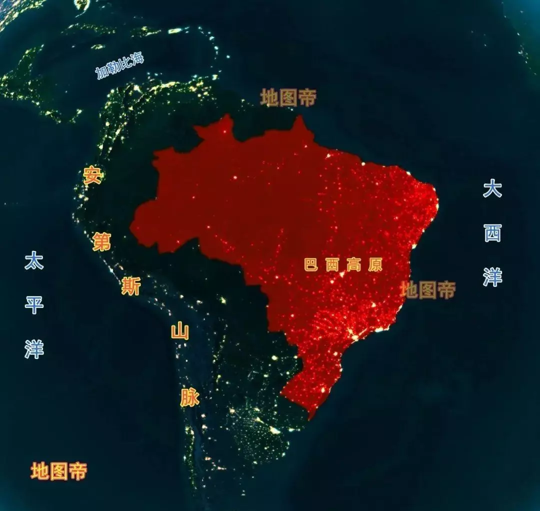 巴西地形图怎么画(2)