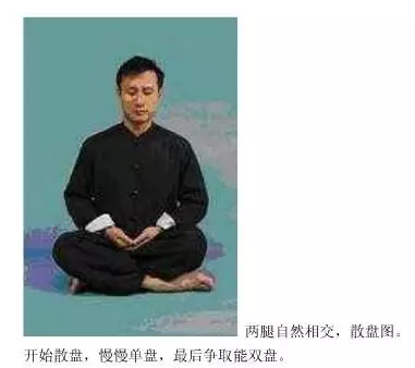 道家打坐手法和姿势图大富贵之人坐姿(1)