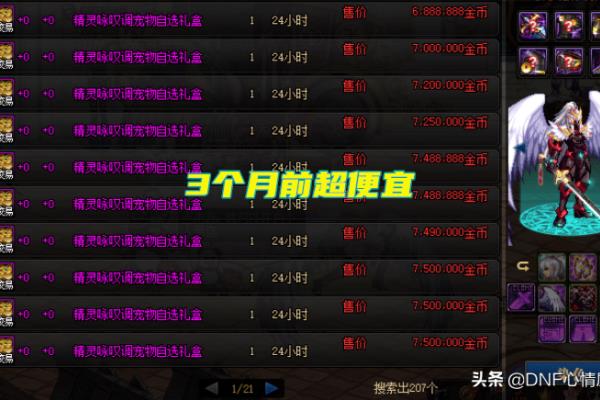 dnf宠物冰翼之魂现在怎么样.