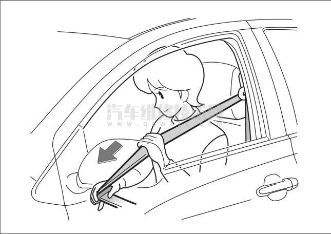 三点式安全带的正确使用方法(1)