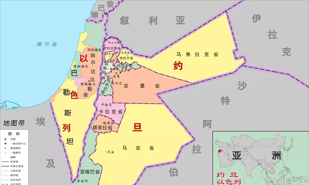 世界地图以色列在什么位置(4)