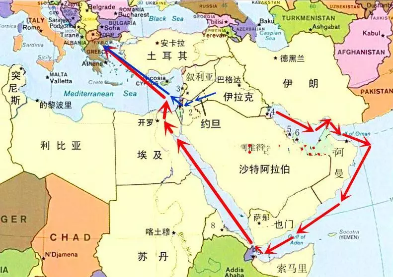 世界地图以色列在什么位置(5)