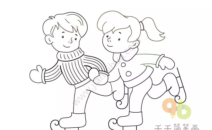 我爱运动简笔画怎么画(19)