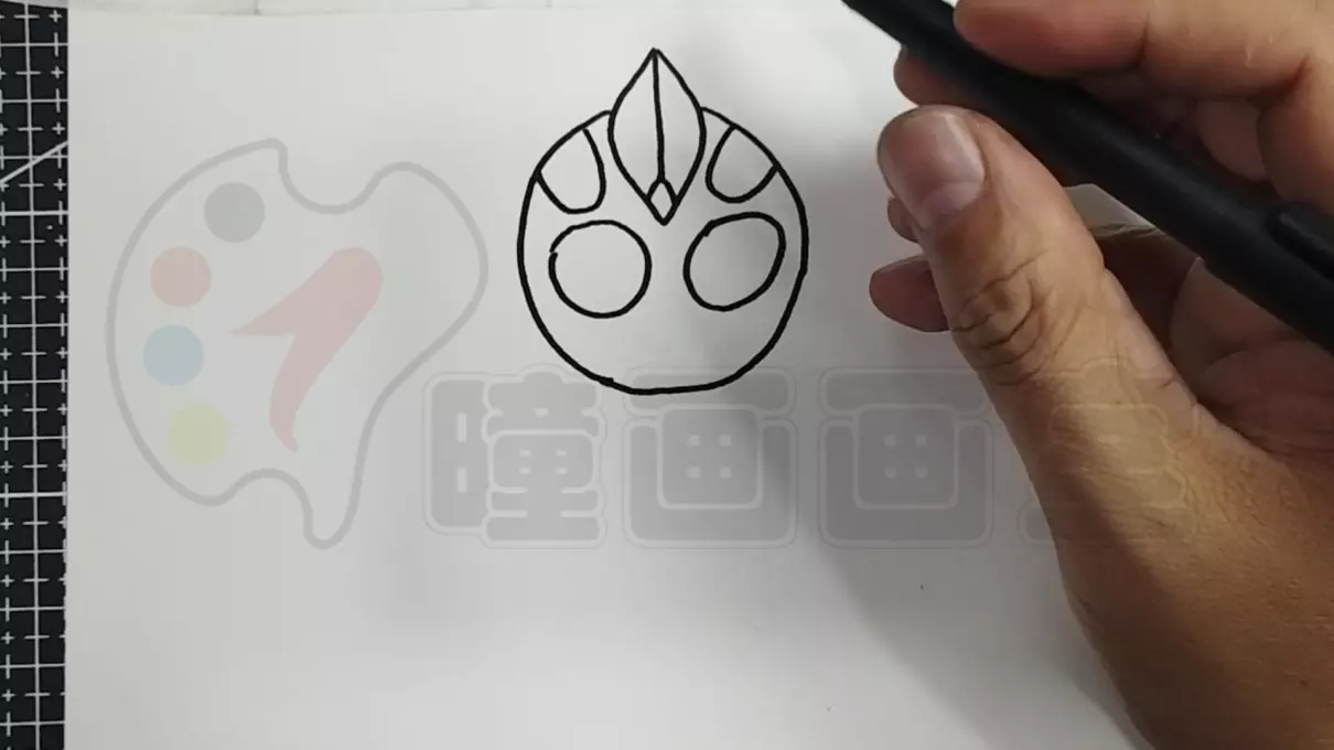 迪迦怎么画简单又帅气(4)