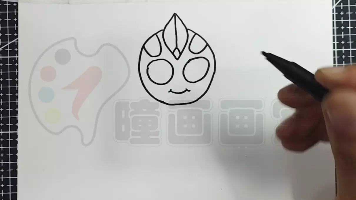 迪迦怎么画简单又帅气(5)
