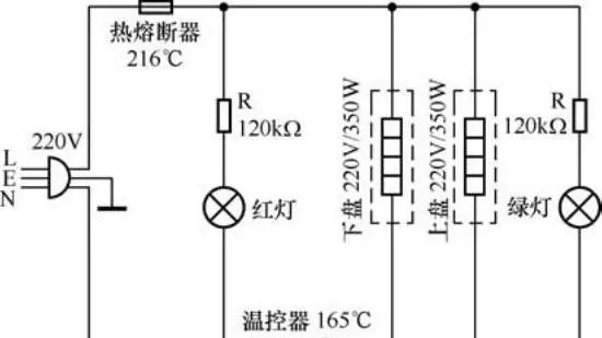 电饼铛如何接电源接线路图(1)