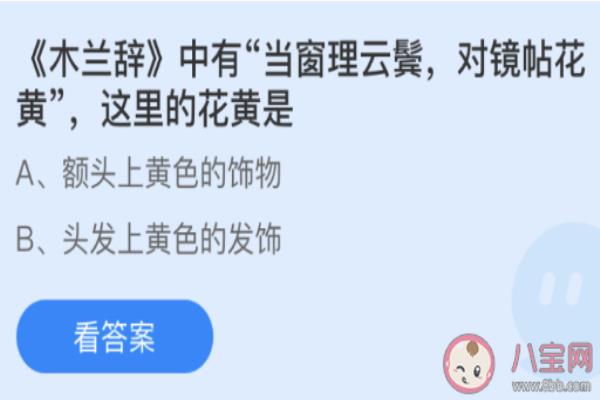 对镜贴花黄,当户理红妆什么意思.