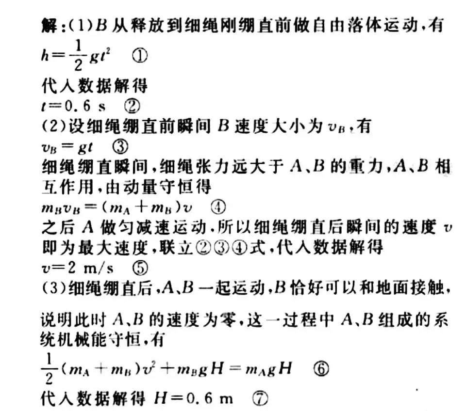 阿特伍德机绳子张力为什么不一样(8)