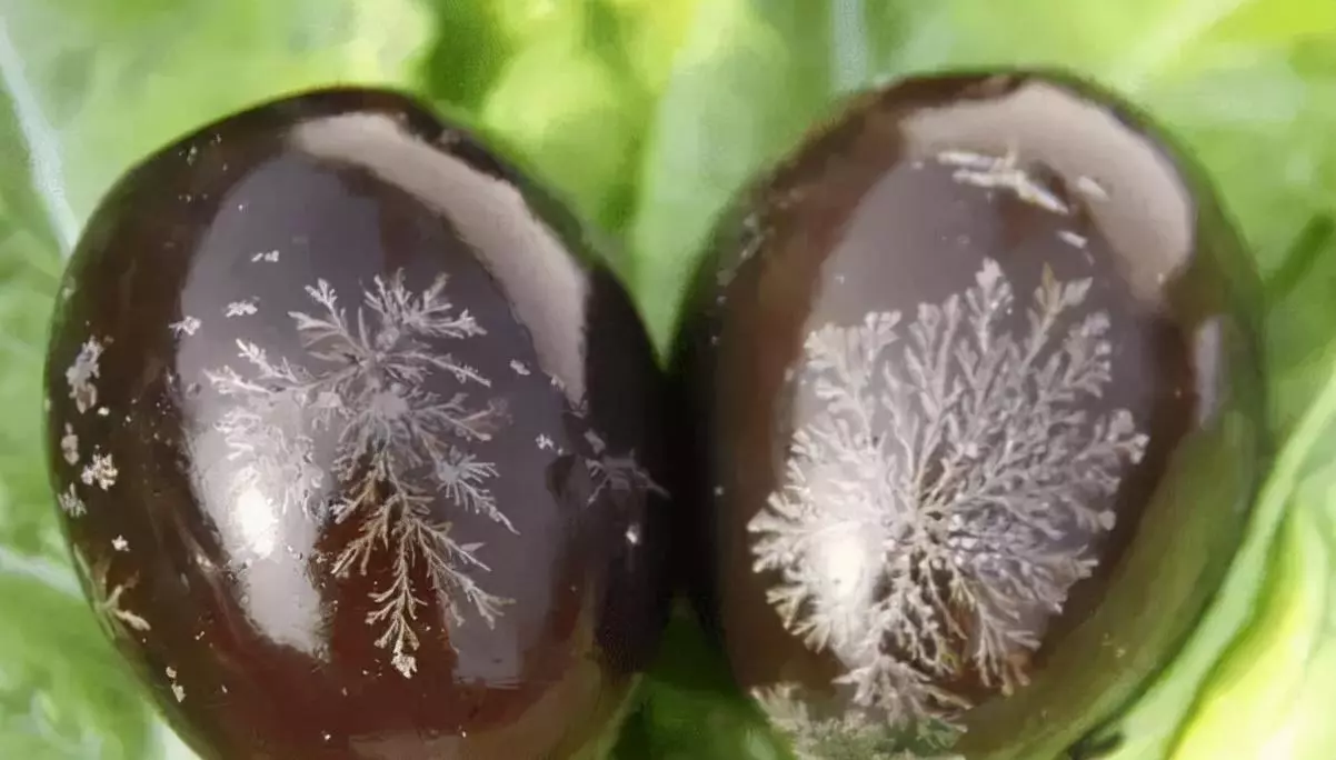 松花蛋为什么有雪花图案(1)