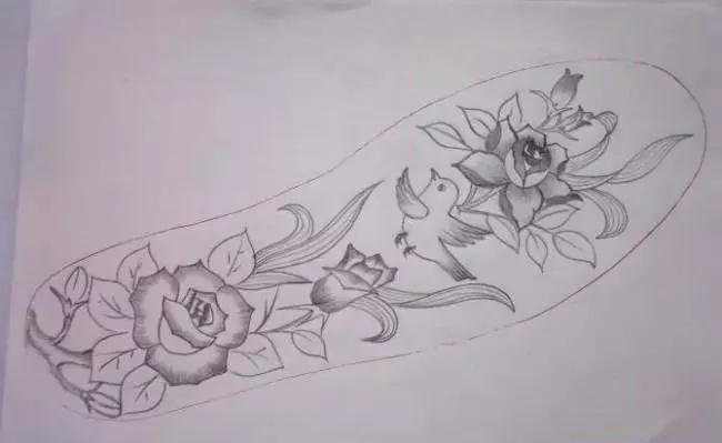 鞋垫花样图案大全(2)