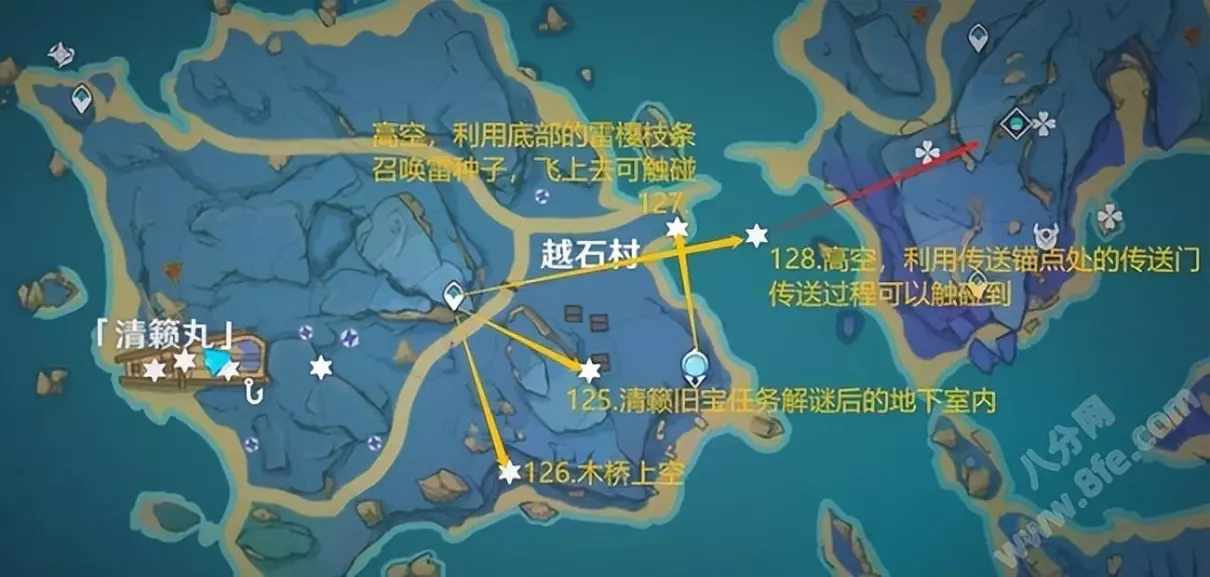 原神海螺屋旁边的雷神瞳怎么拿(17)