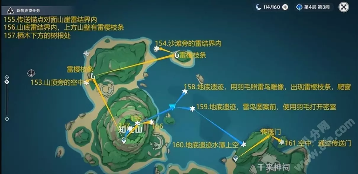 原神海螺屋旁边的雷神瞳怎么拿(23)