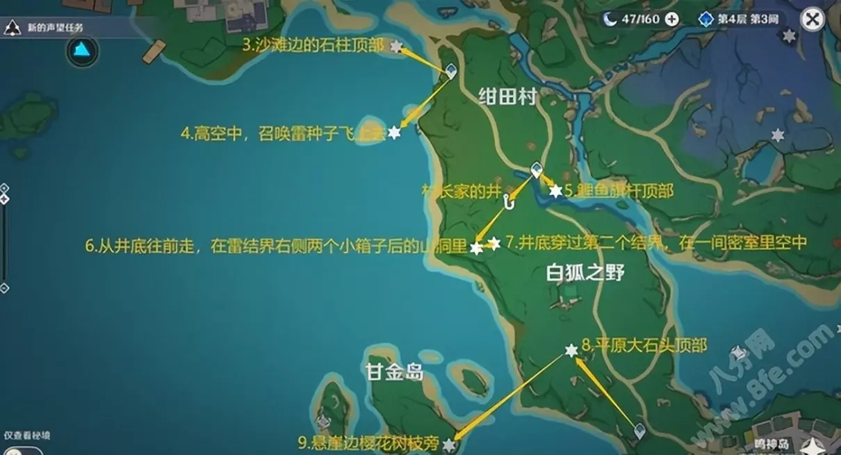 原神海螺屋旁边的雷神瞳怎么拿(2)