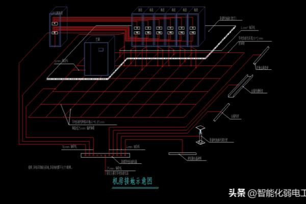 独立基础防雷接地做法大样图.