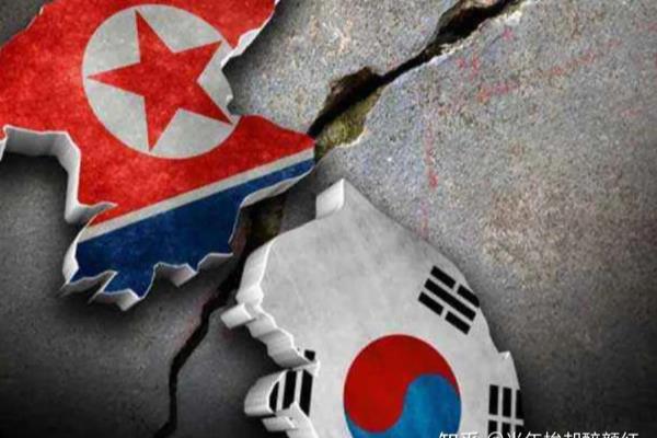 朝鲜和韩国的关系有点像我们和台湾的关系.