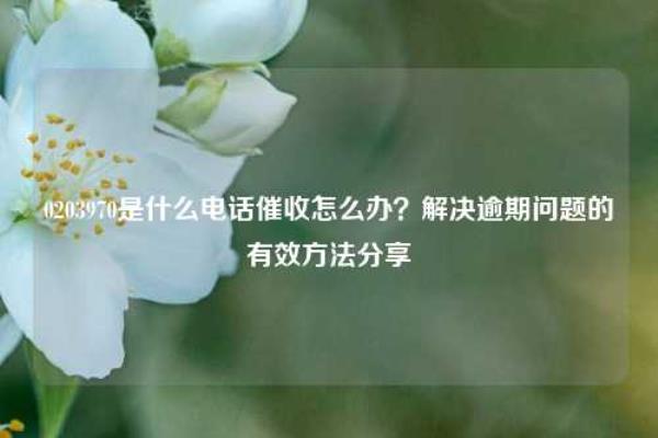 0203970开头的是反诈骗中心的吗.
