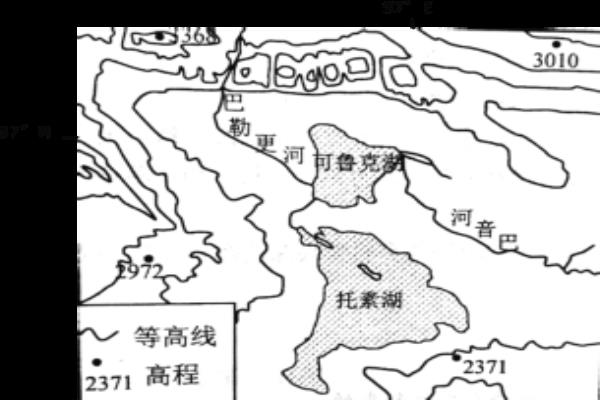 可鲁克湖和托素湖为什么一咸一淡.