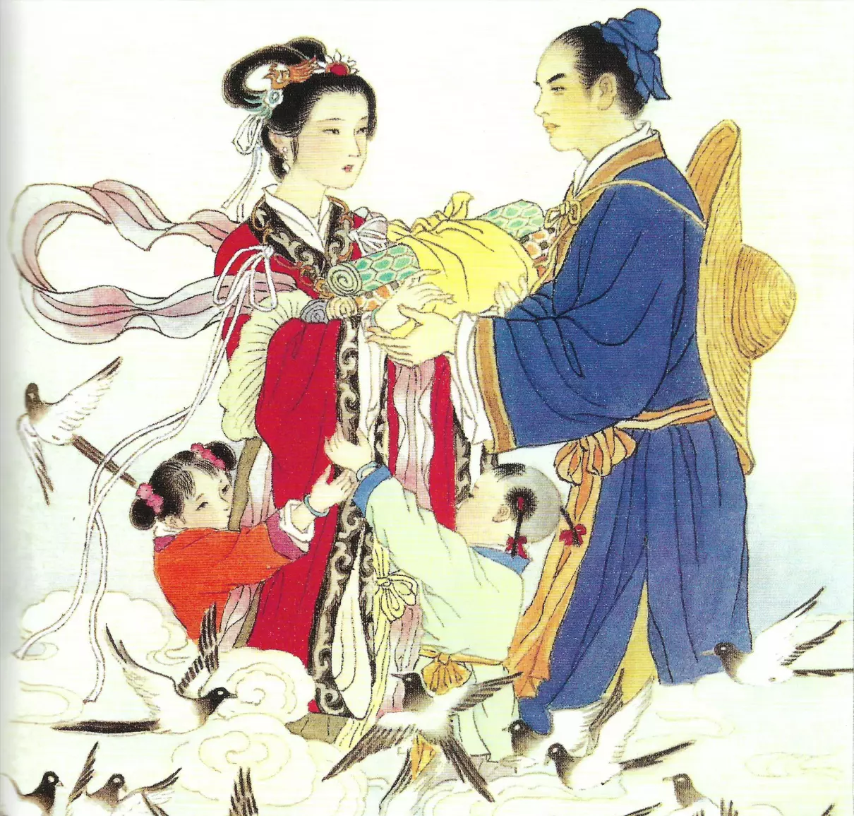 牛郎织女大结局怎么画(1)