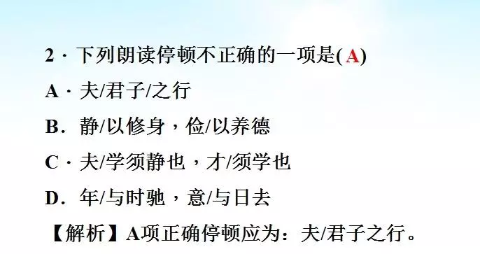 又诫子书谈的是什么问题(4)